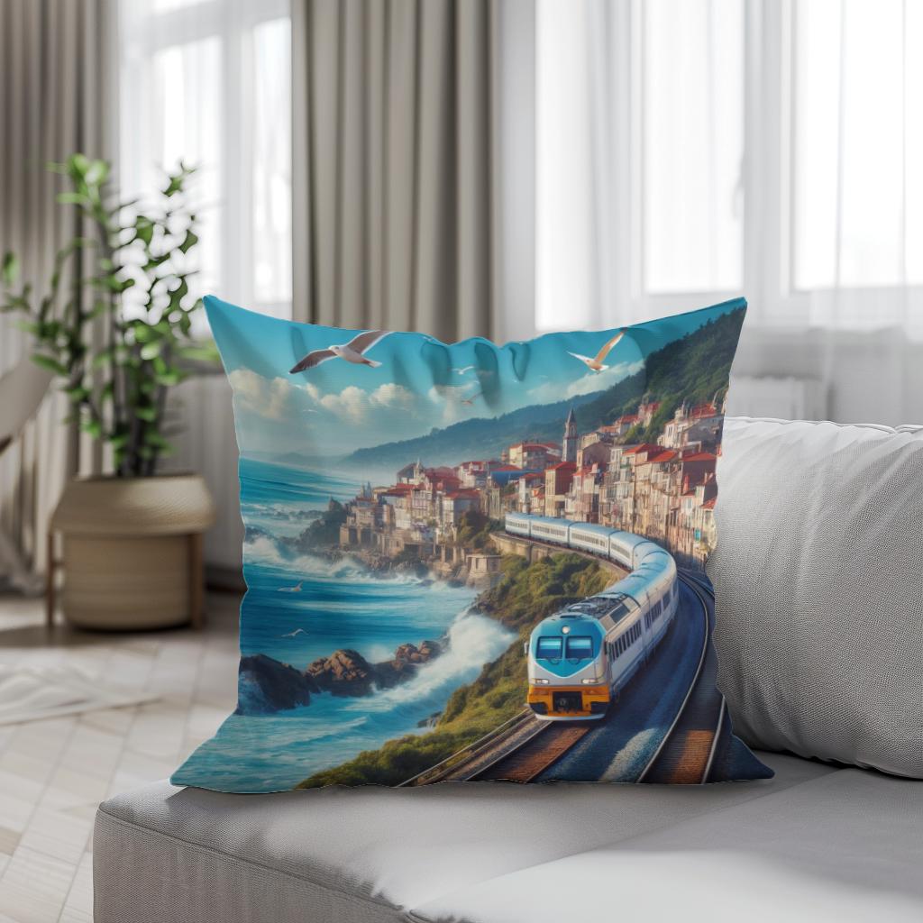 Coastal Journey Cotton Cushion