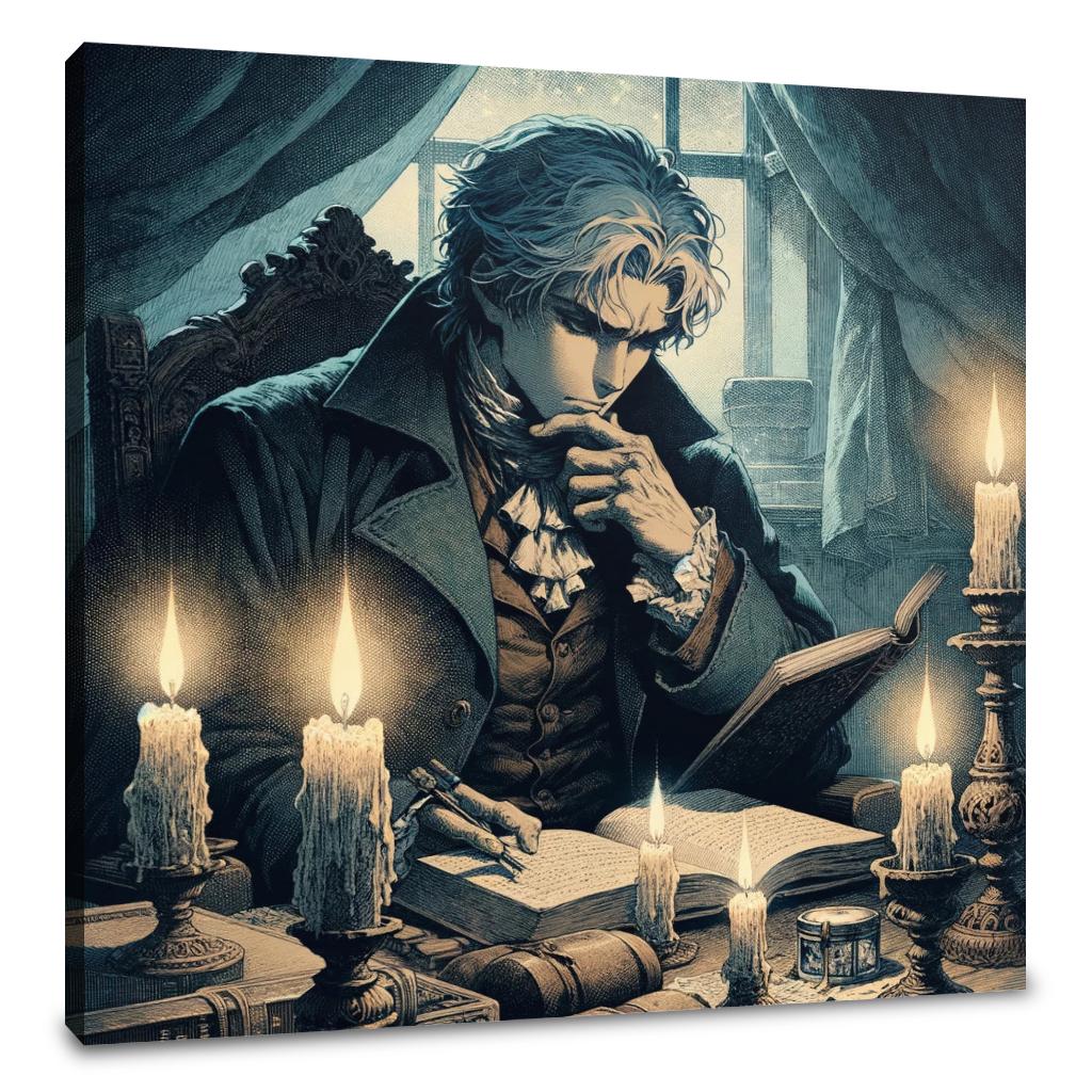 Philosopher's Reflection Canvas