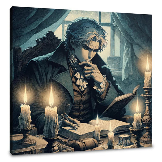 Philosopher's Reflection Canvas