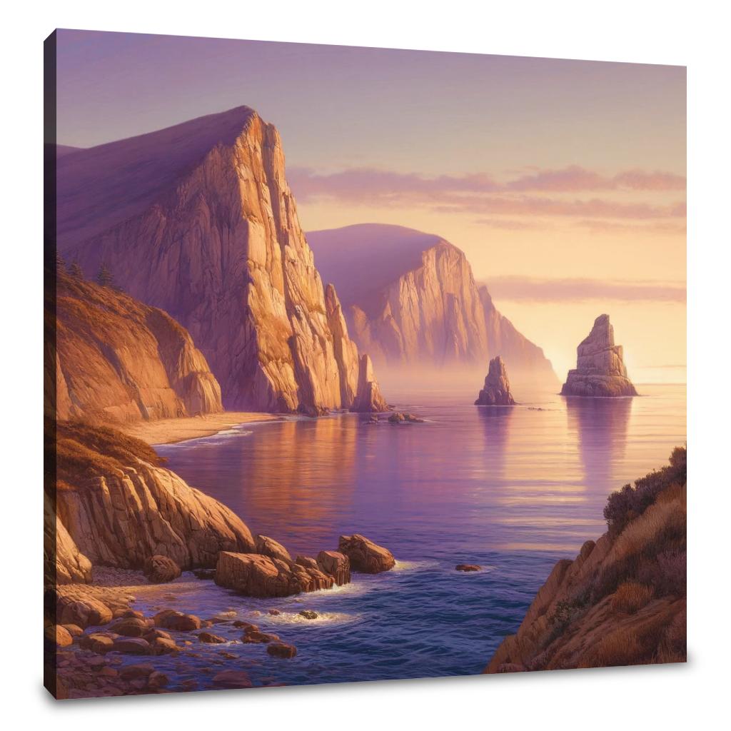 Dawn Cliffs Canvas