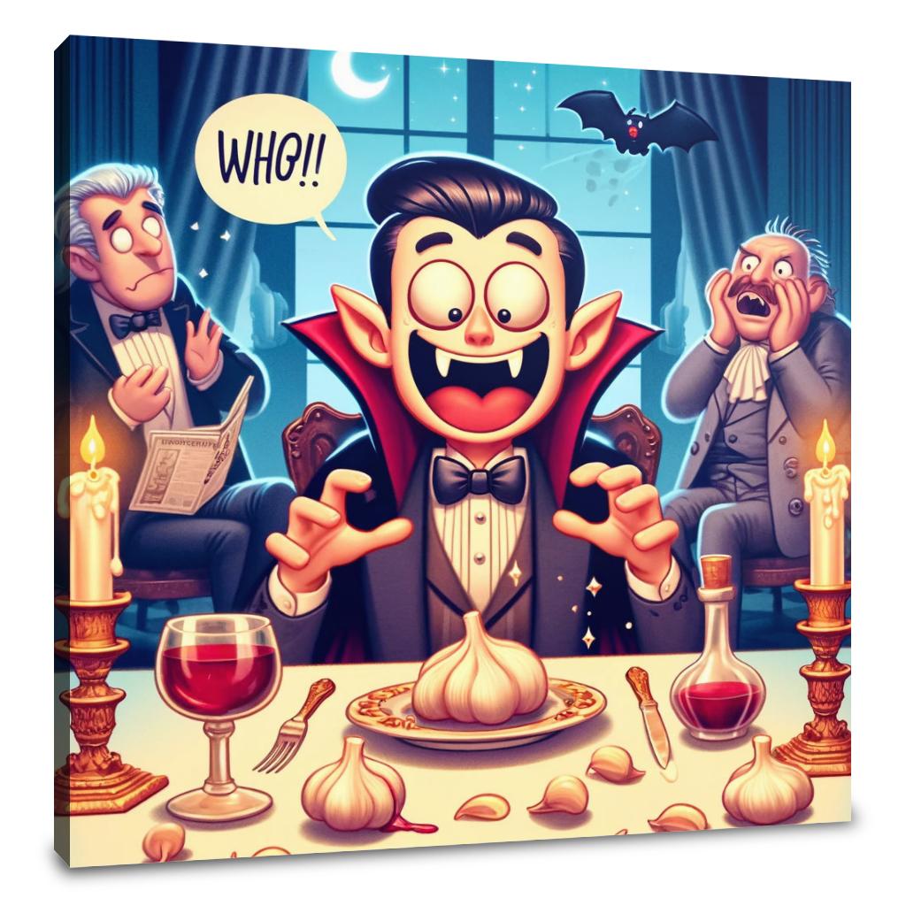 Garlic Gourmet Surprise Canvas