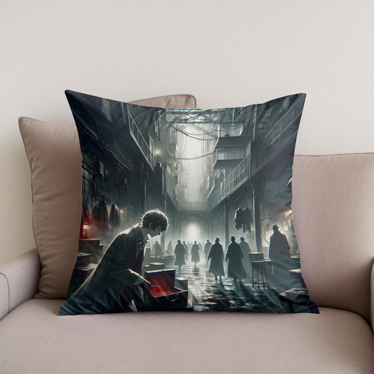 Cryptic Quest Cotton Cushion