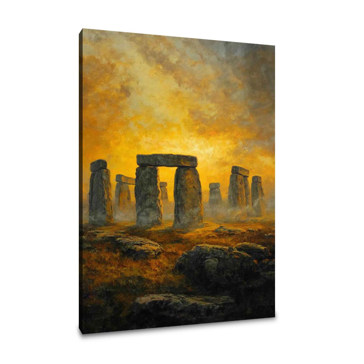 Stonehenge Sunset Canvas