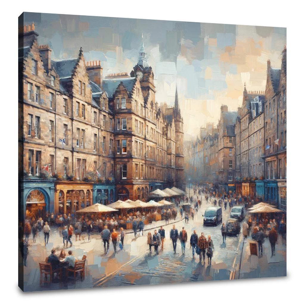 Edinburgh Royal Mile Whispers Canvas