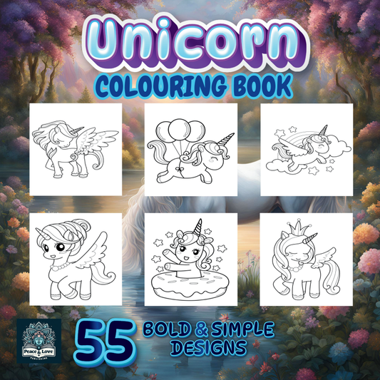 Unicorn Colouring Book
