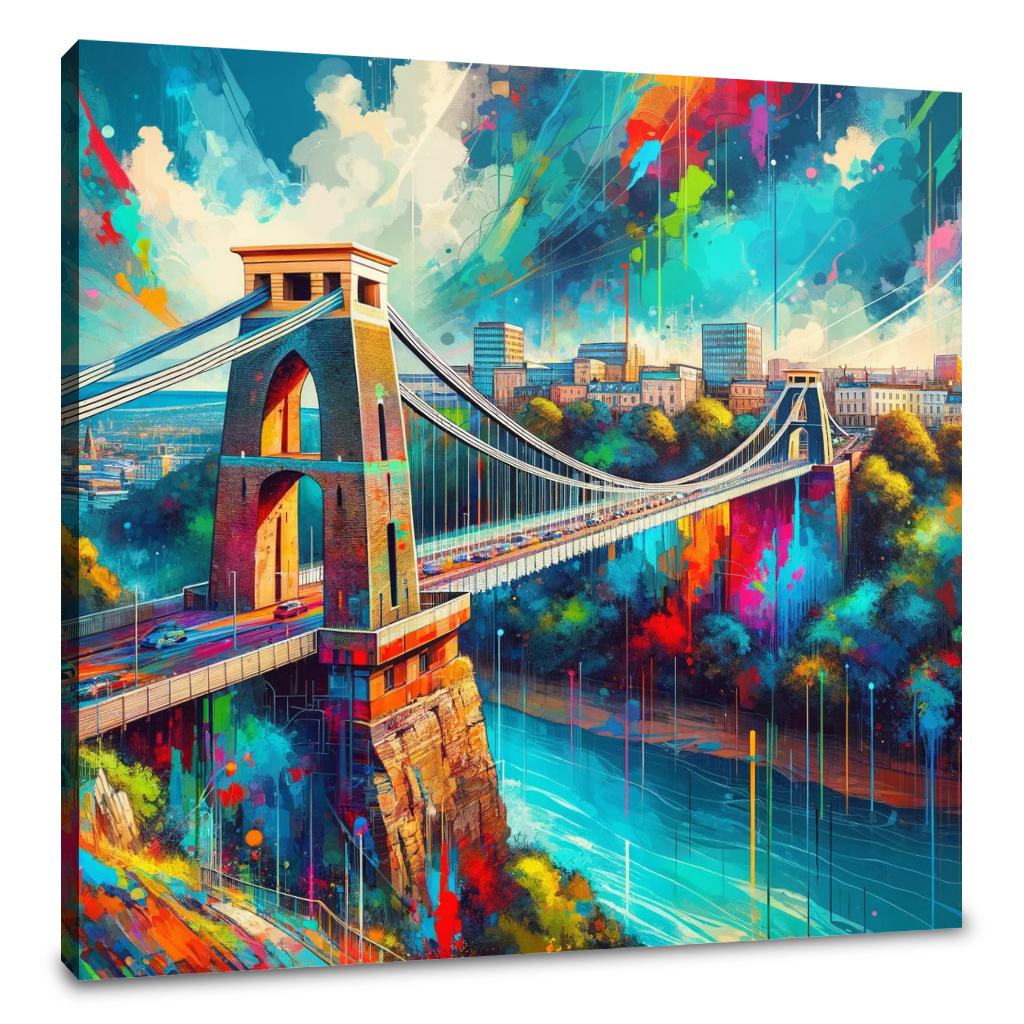 Bristol Clifton Bridge Vitality Canvas