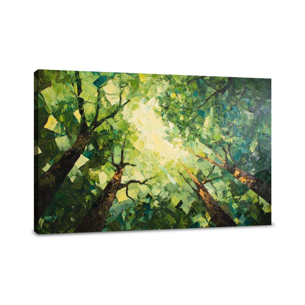 Polygonal Canopy Chaos Canvas