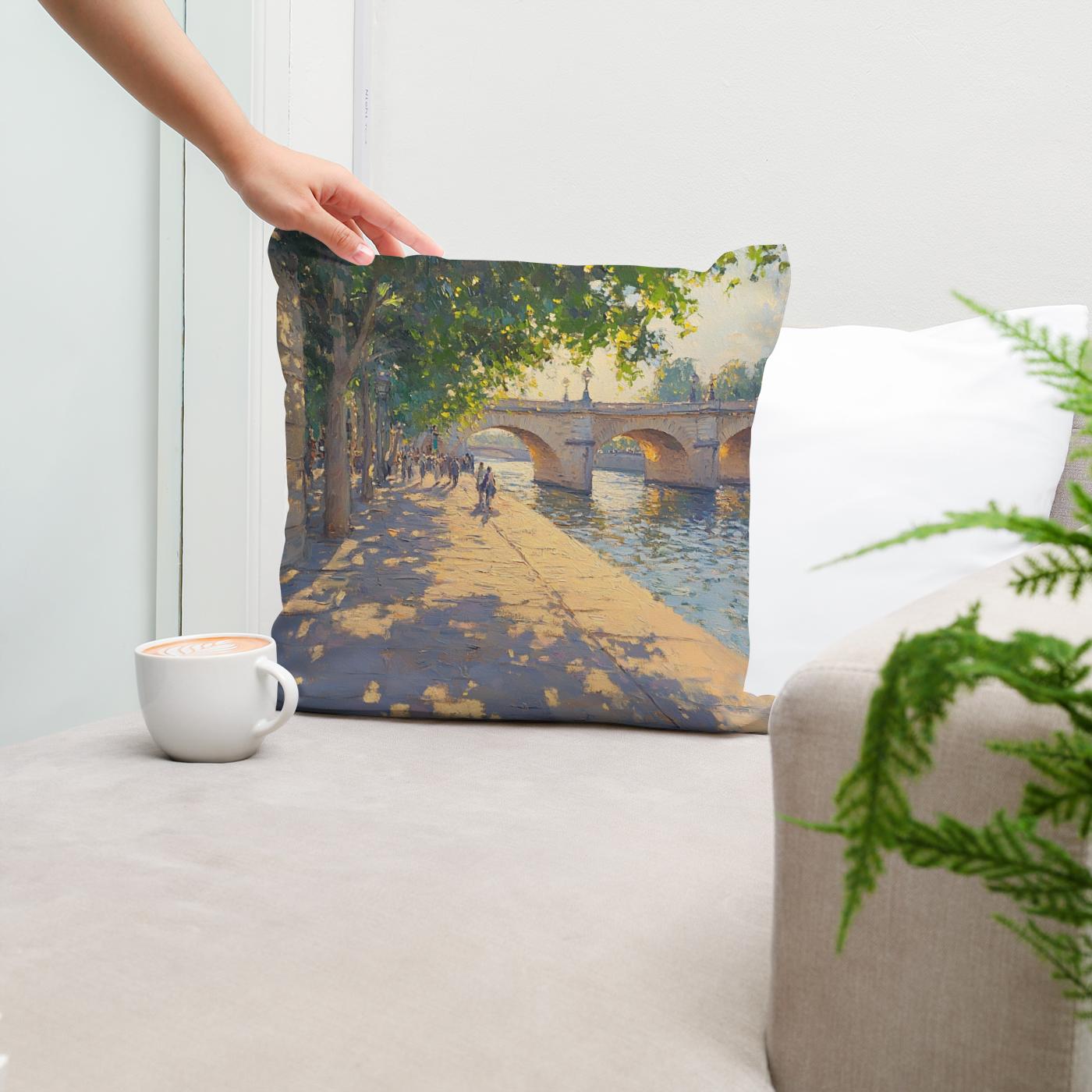 Garonne Stroll Cotton Cushion