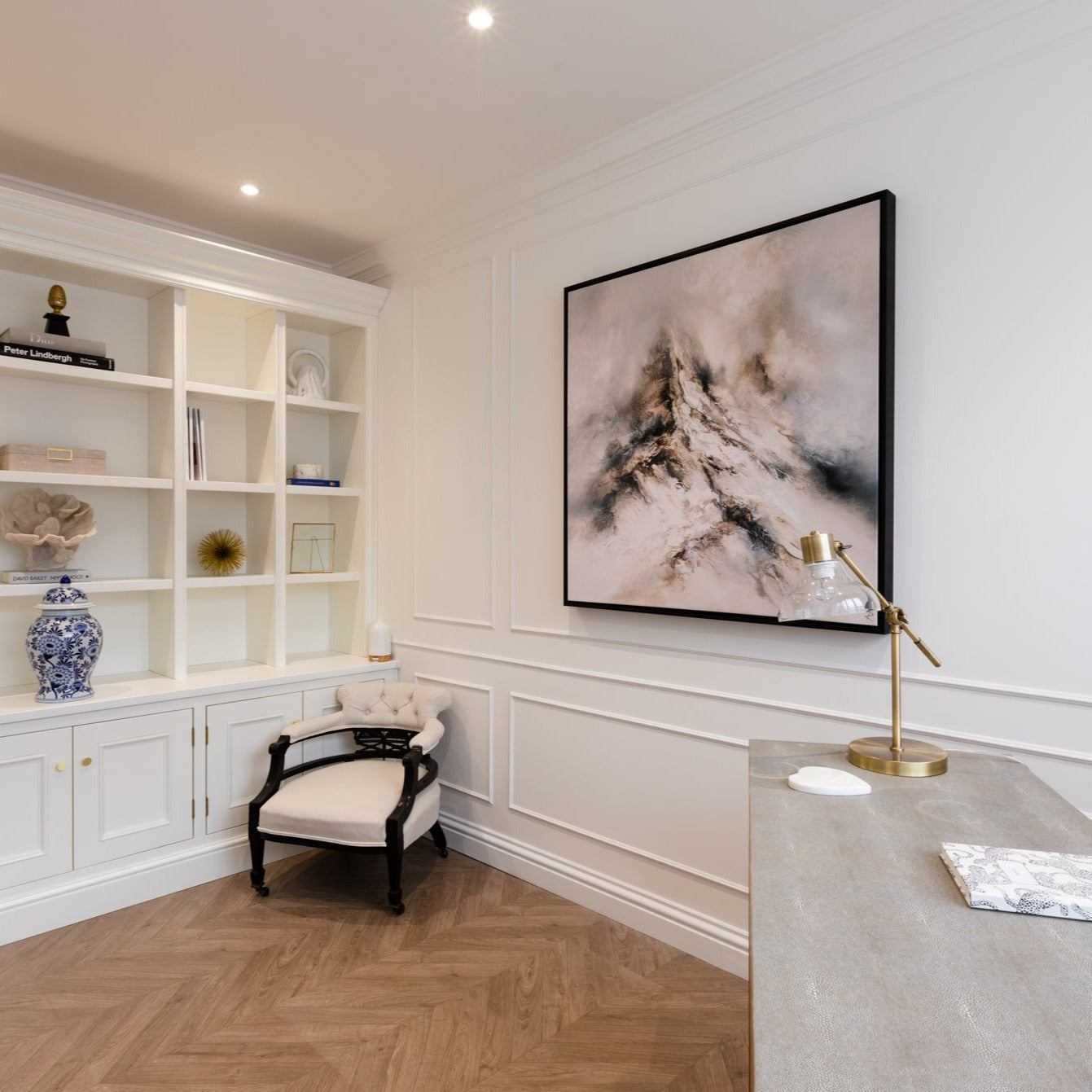 Altitude Square Framed Printed Canvas