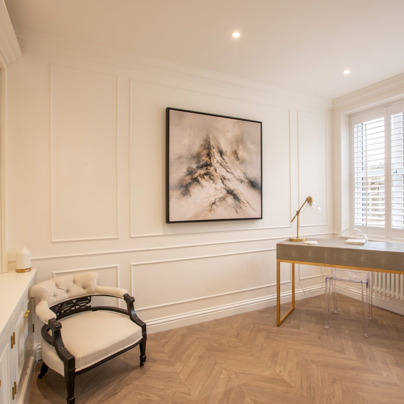 Altitude Square Framed Printed Canvas