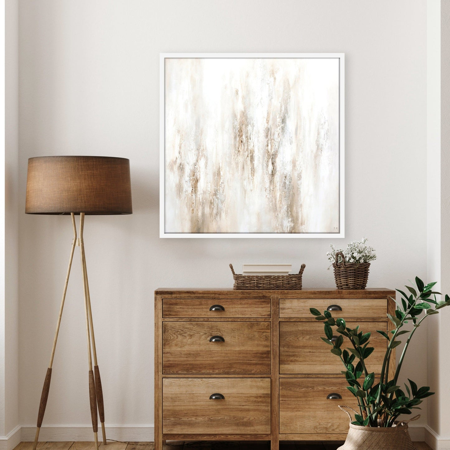 Forma Square Framed Printed Canvas