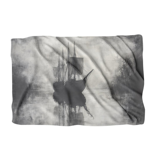 Ghostly Vessel Reflection Blanket