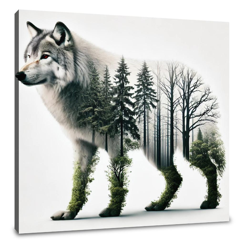 Wolf's Forest Spirit Canvas