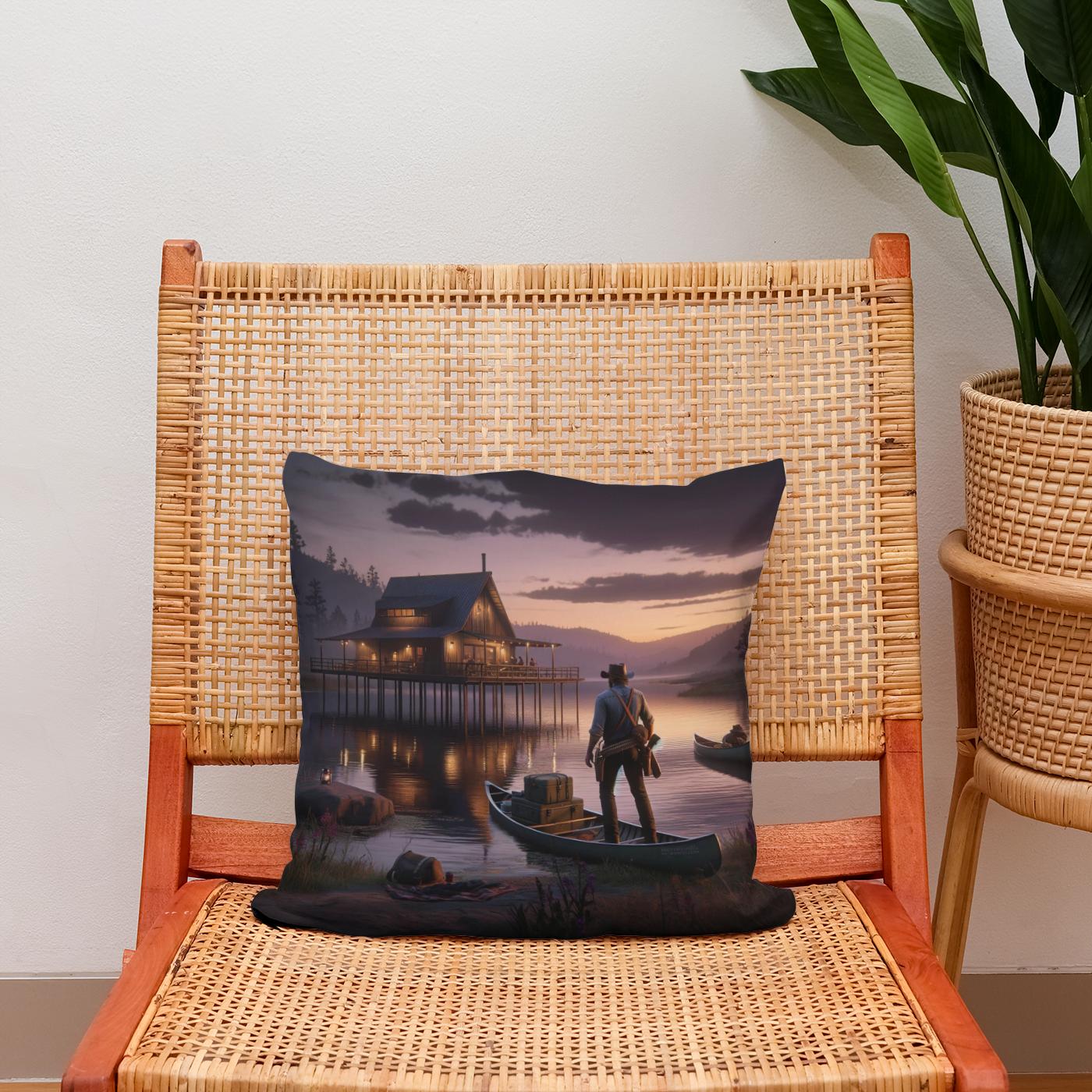 Hushed Wilderness Cotton Cushion