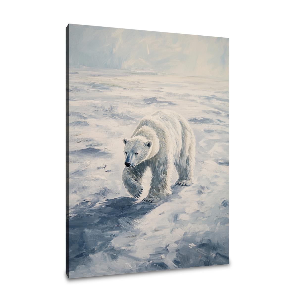 Polar Bear Wanderer Canvas