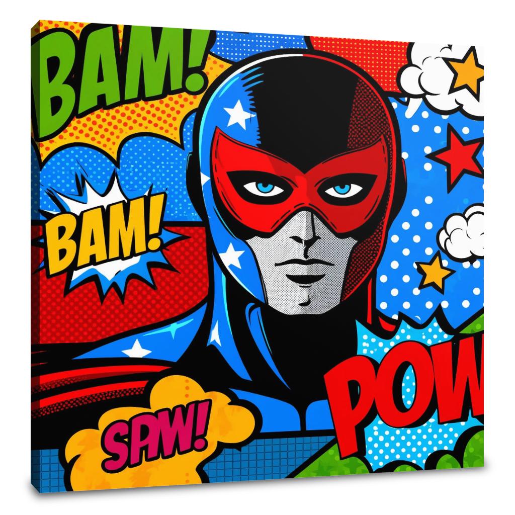 Heroic Action Canvas