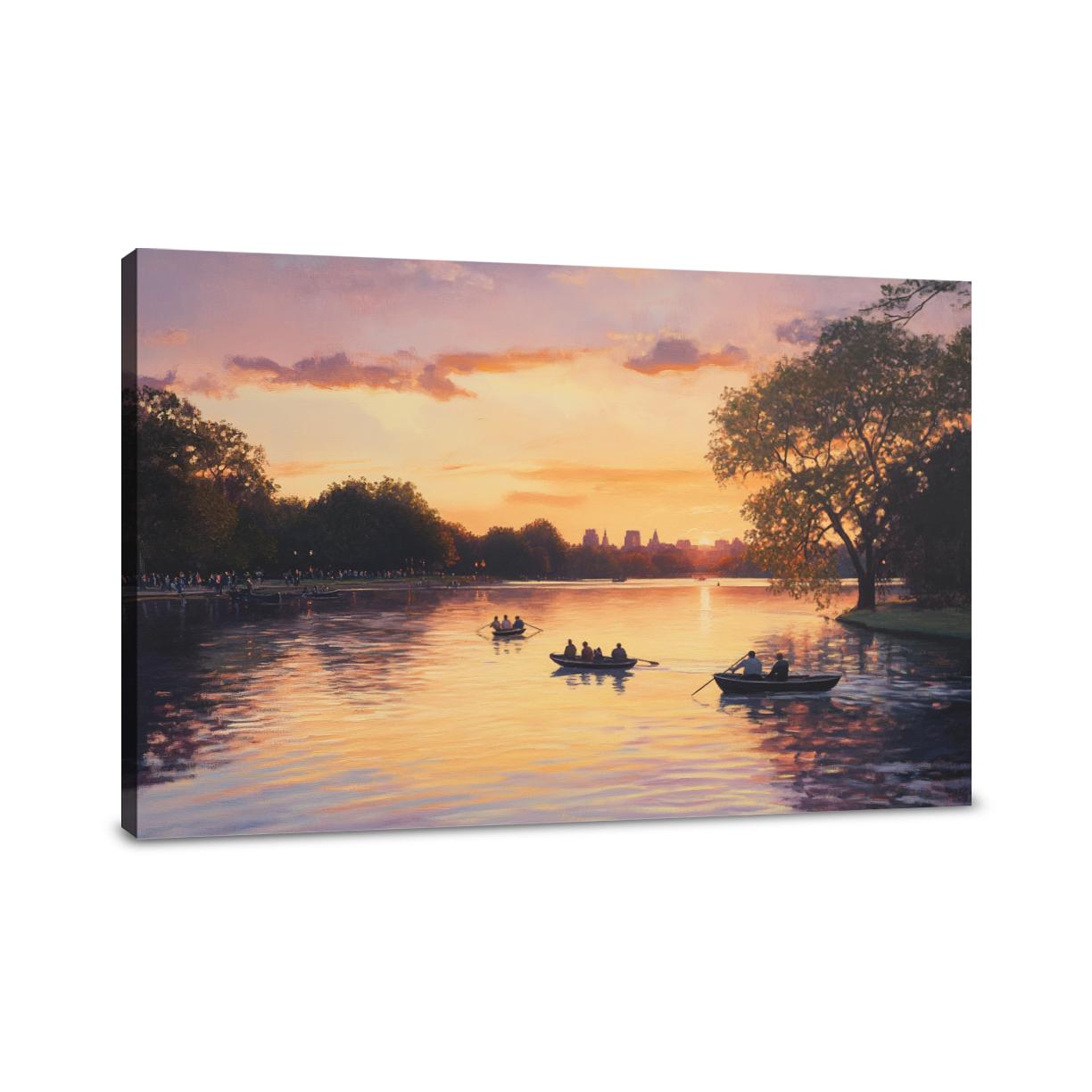 Sunset Serpentine Canvas