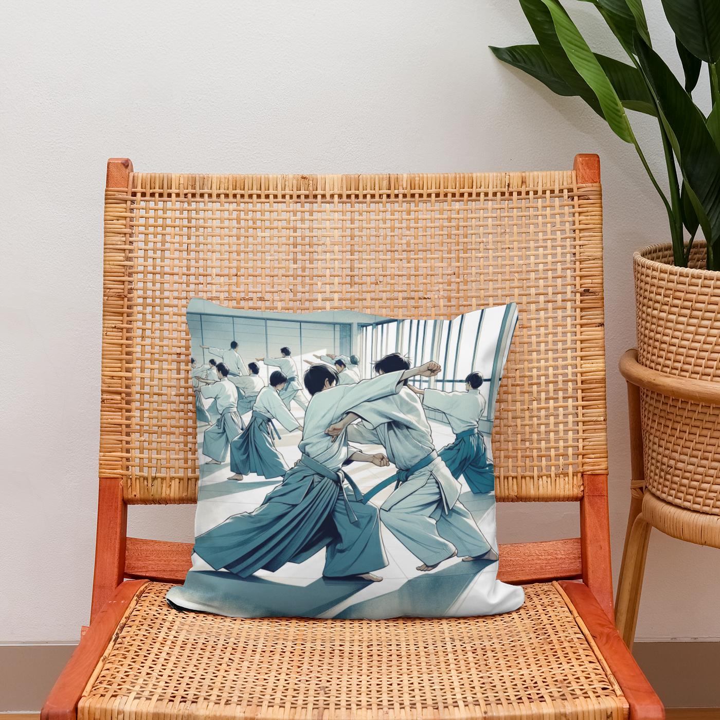 Aikido Harmony Cotton Cushion