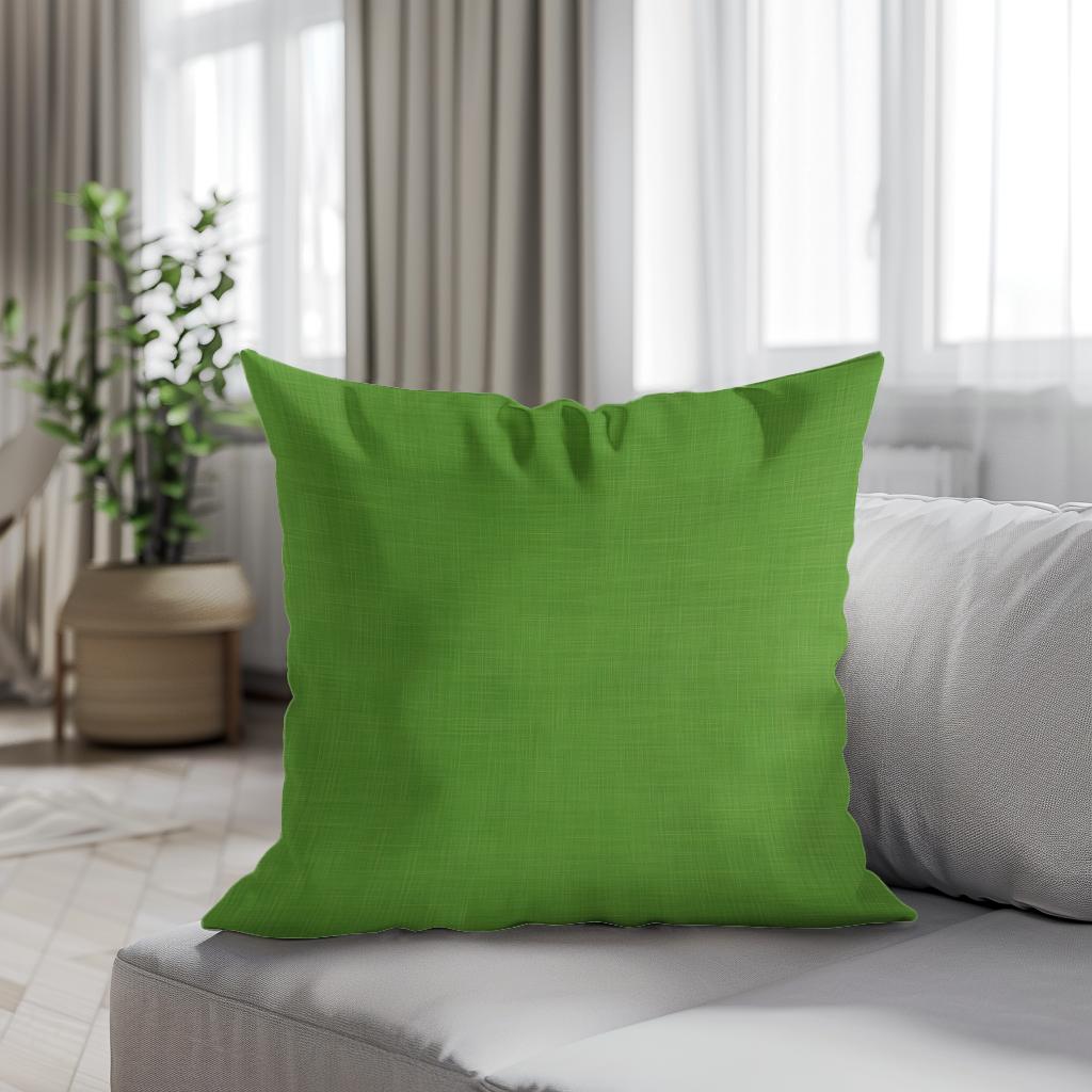 Pure Green Cotton Cushion