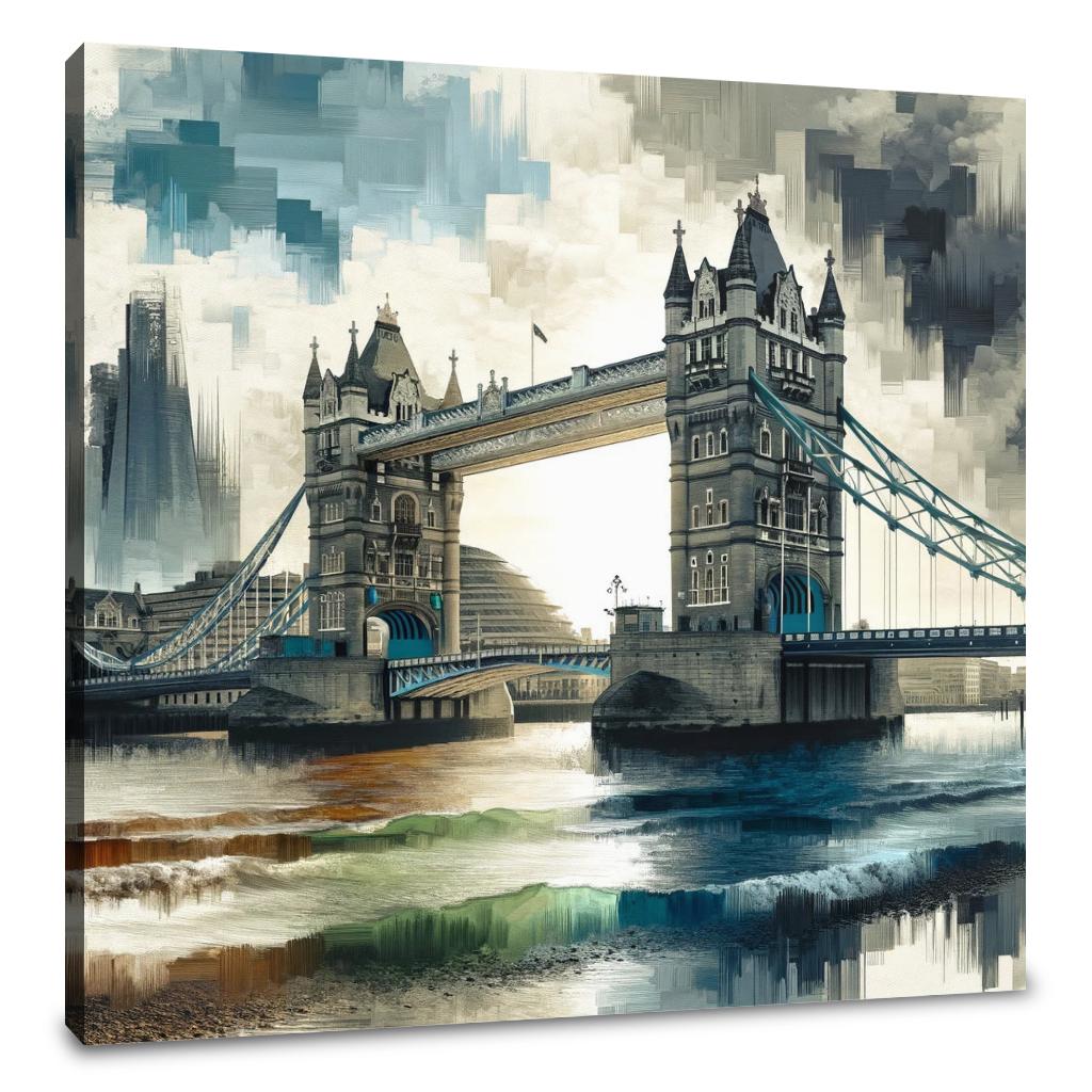 London Thames Archway Canvas
