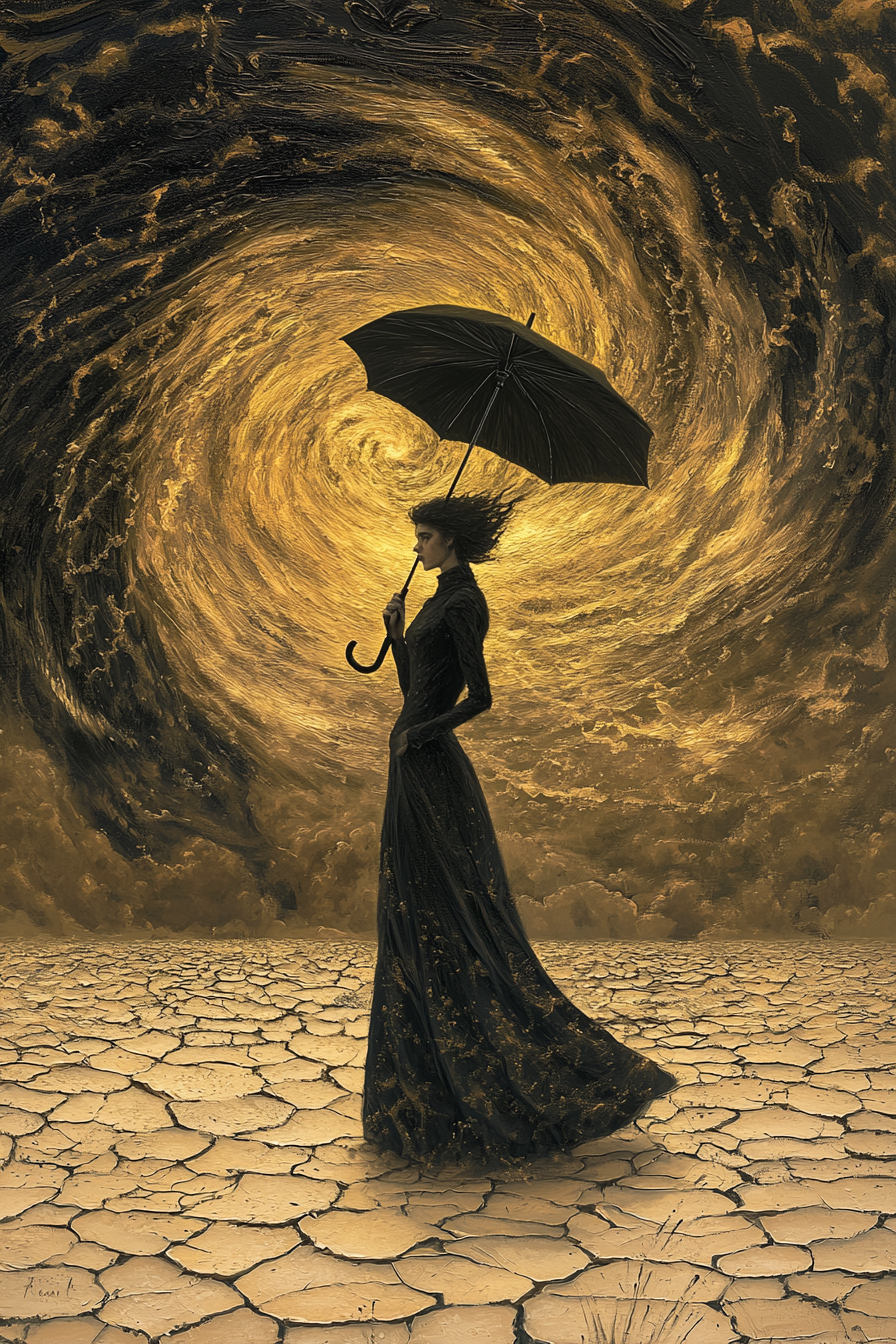 Umbrella's Reverie Canvas