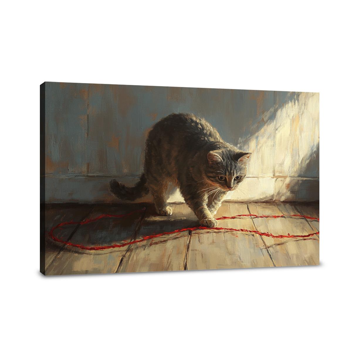 Playful Cat Canvas