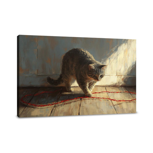 Playful Cat Canvas
