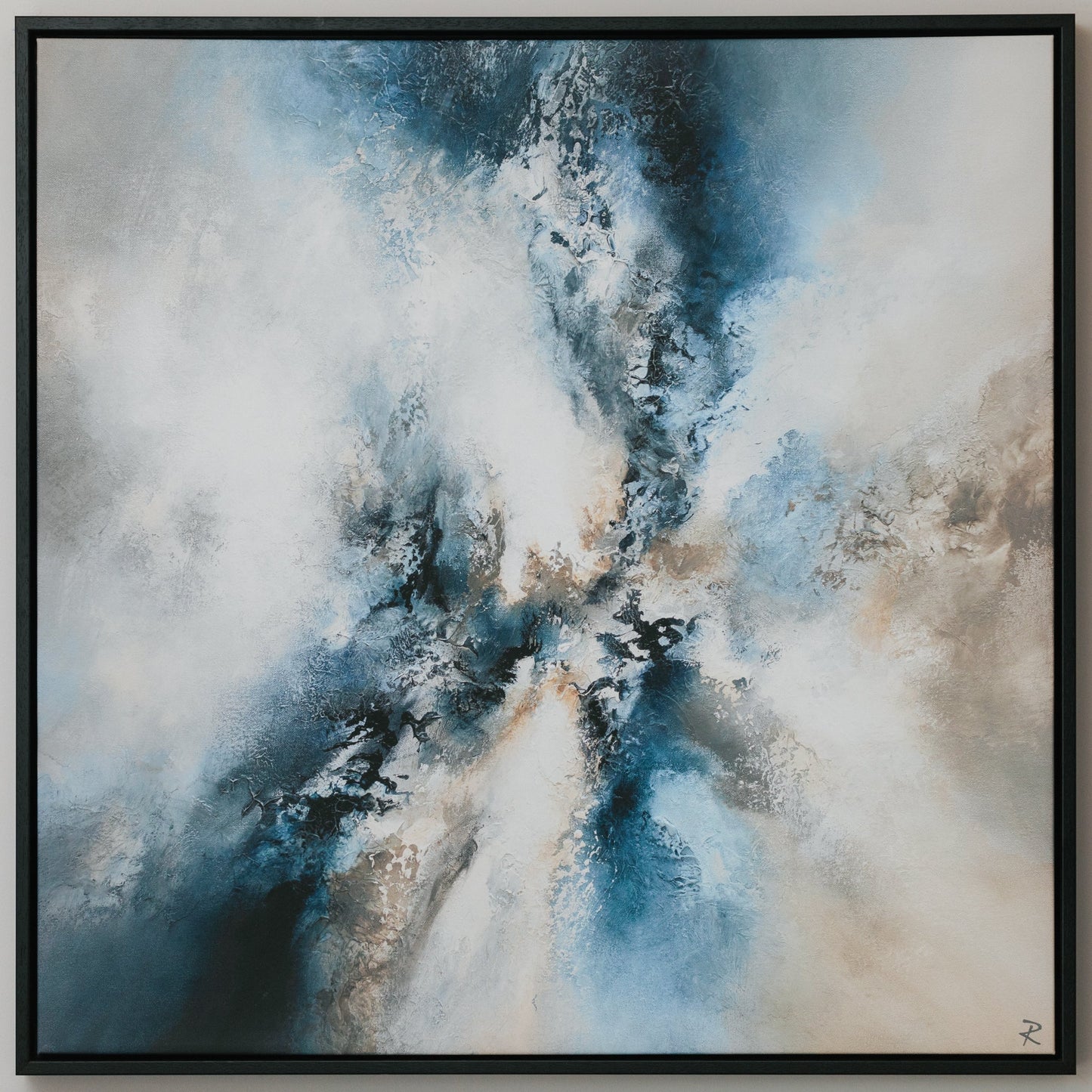 Unbound I Square Framed Printed Canvas