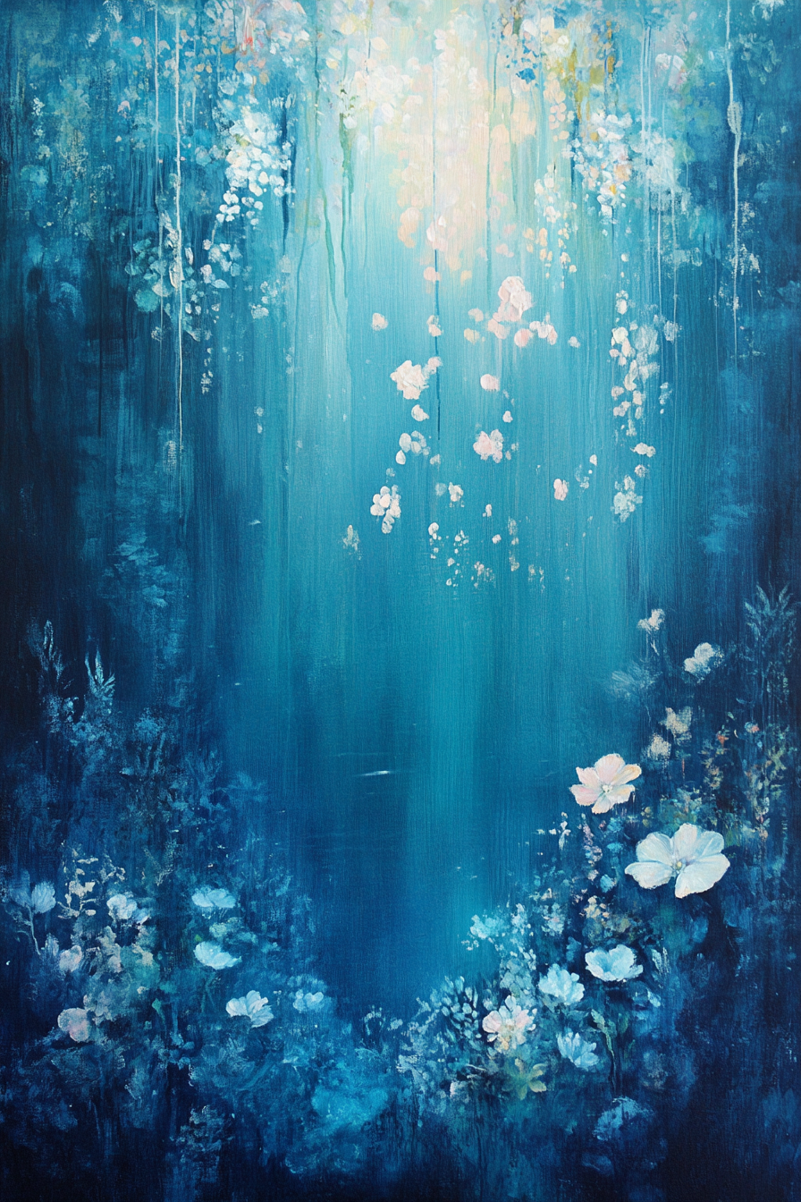 Underwater Glow Canvas