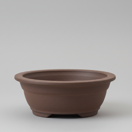 Unglazed Bonsai Pot | Oval | 16cm x 12cm x 5cm