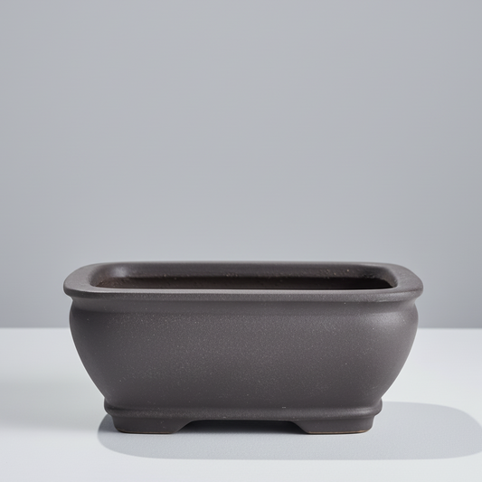 Unglazed Bonsai Pot | Rectangle | 16cm x 12cm x 5cm