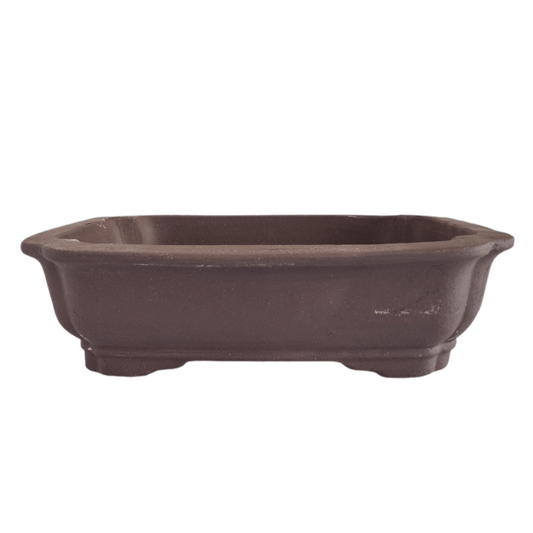 Unglazed Bonsai Pot Rectangle | 26cm x 20cm x 6cm | YB1127
