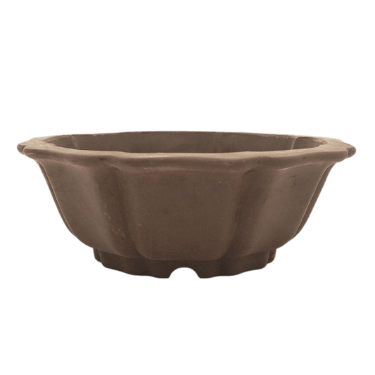 Unglazed Bonsai Pot Round | 18cm x 18cm x 5cm | YB1123