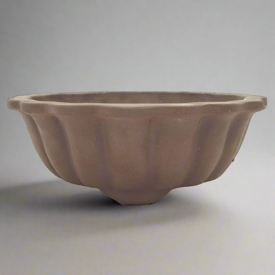 Unglazed Bonsai Pot Round | 18cm x 18cm x 5cm | YB1125