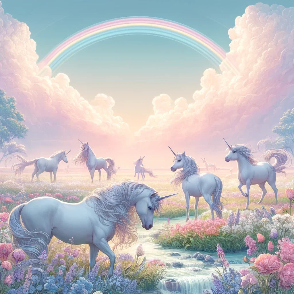 Unicorn Fantasy Cotton Cushion