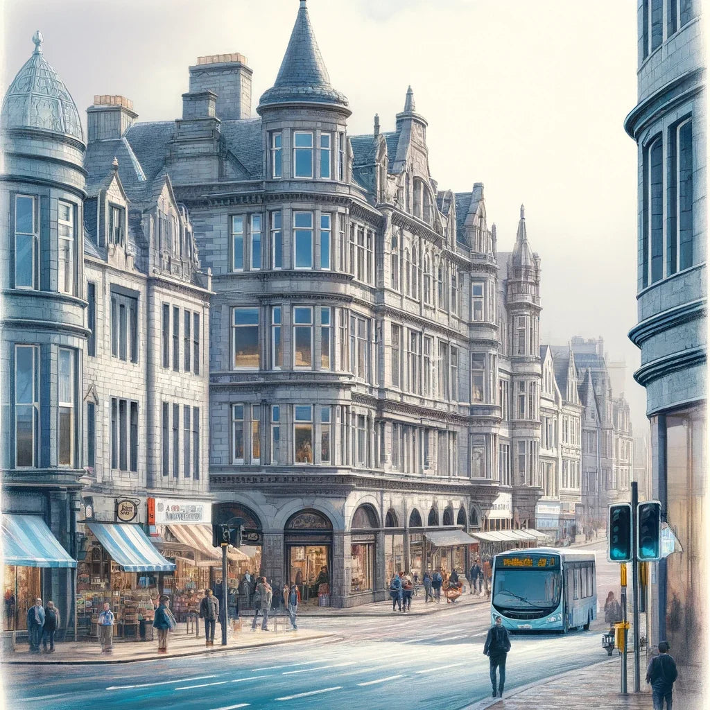 Union Street Aberdeen Canvas