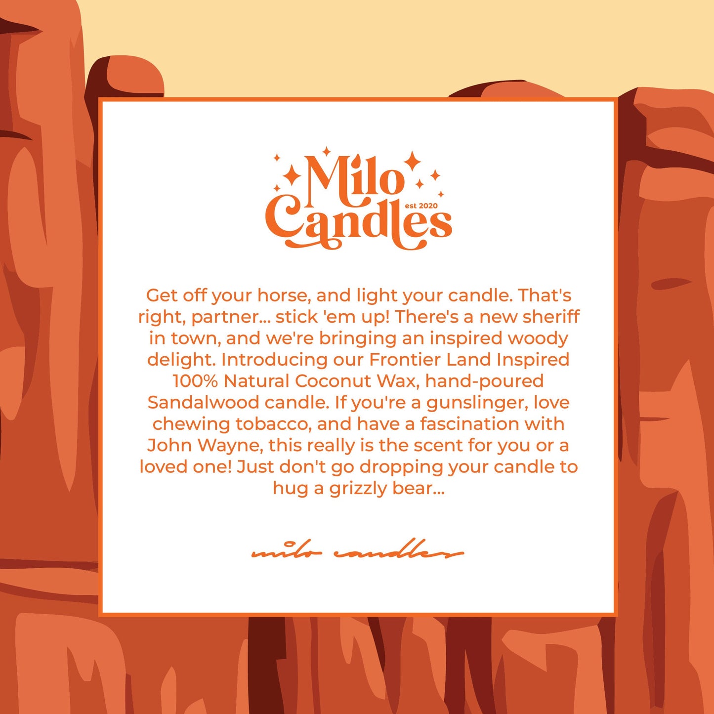 Frontier Land | Premium Coconut Wax Candle
