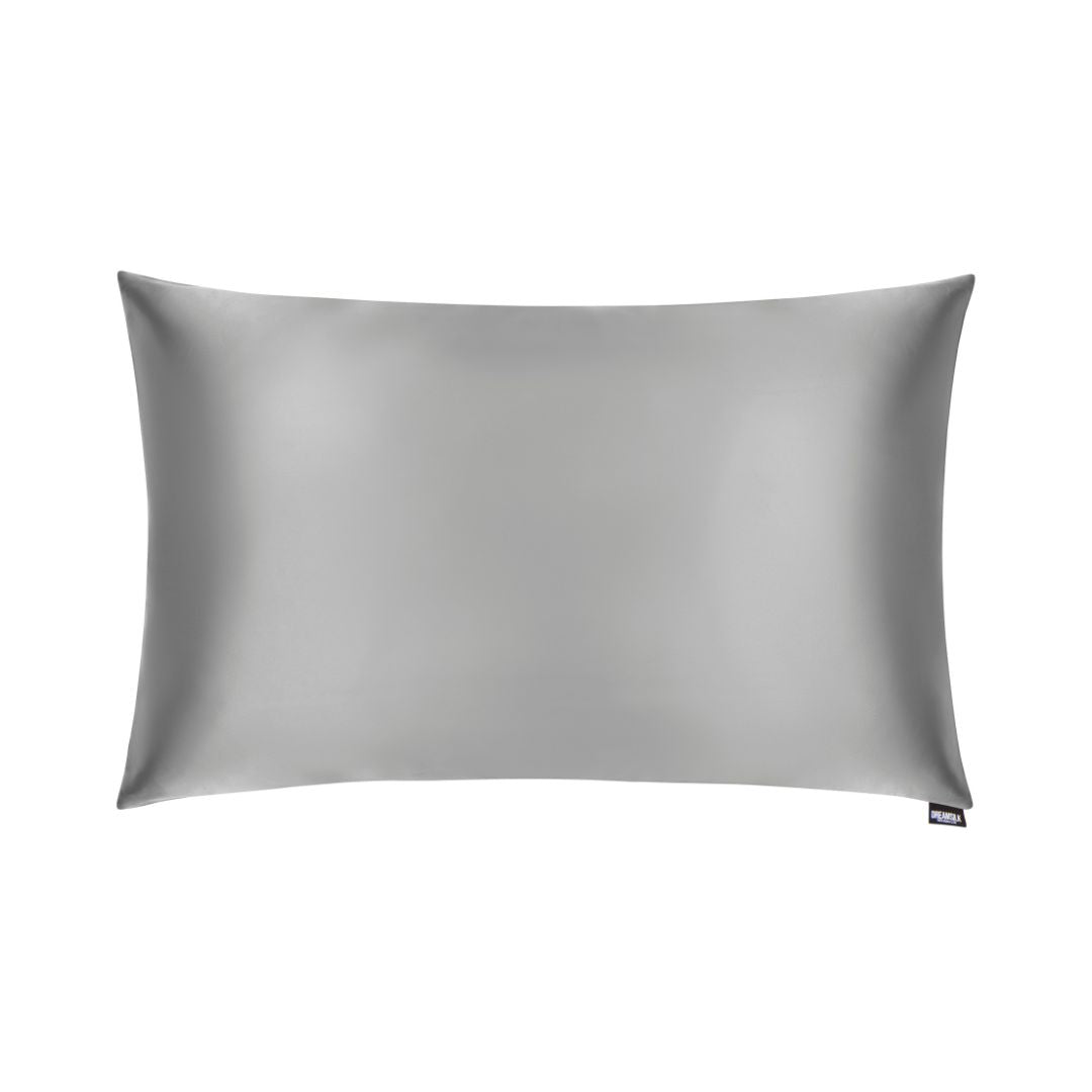 Silver Silk Pillowcase - Standard