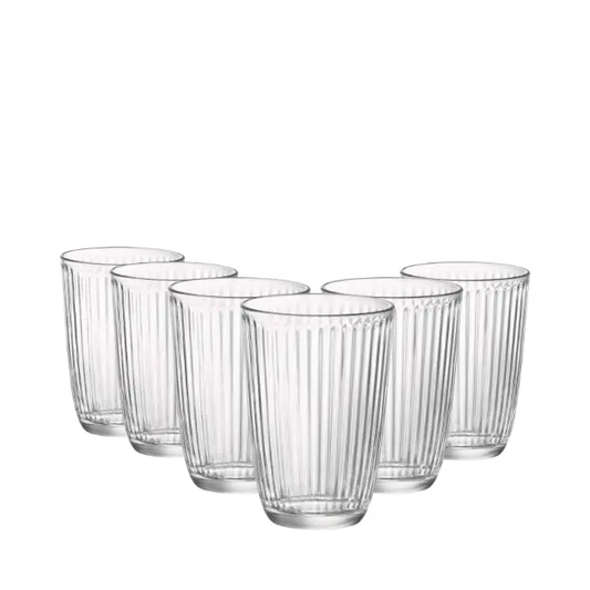 Bormioli Rocco Line Long Glasses - 390ml - Set of 6
