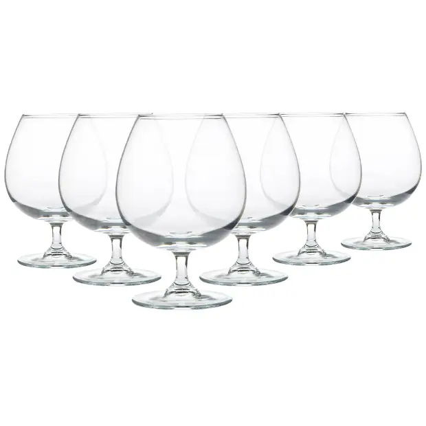 Glass Brandy Balloon - 550ml - Set of 6