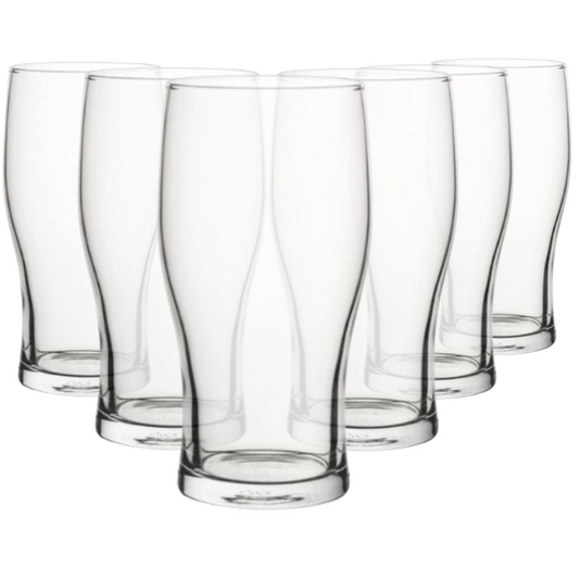 Tulip Pint Glasses - 570ml - Set of 6