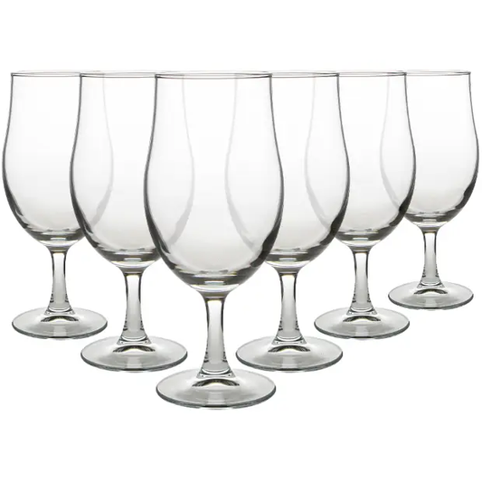 Draft Stemmed Beer Glasses - 375ml - Set of 6