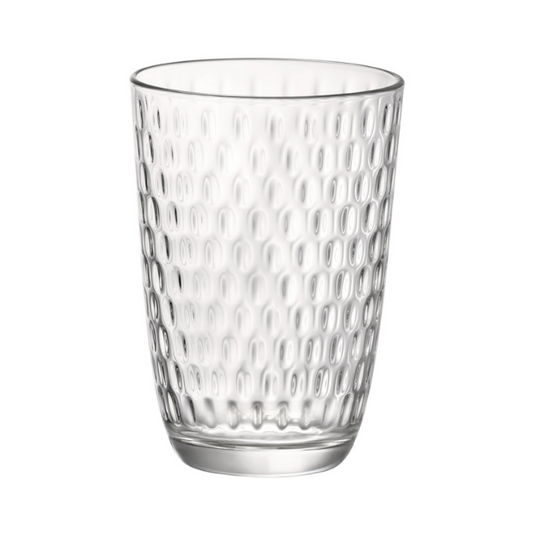 Bormioli Rocco Slot Highball Water Glasses - 390ml - Set of 6