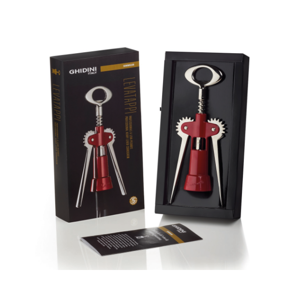 Ghidini “Tavernello” Corkscrew in Gift Box - Black