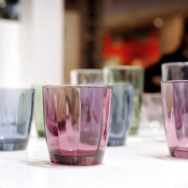 Bormioli Rocco Pulsar Purple Water Glasses - 310ml - Set of 6