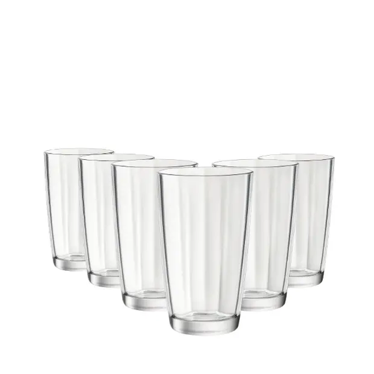 Bormioli Rocco Pulsar Clear Highball Glasses - 470ml - Set of 6