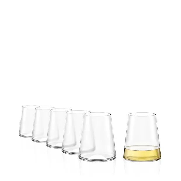 Stolzle Power Stemless White Wine Glasses - 380ml - Box of 6