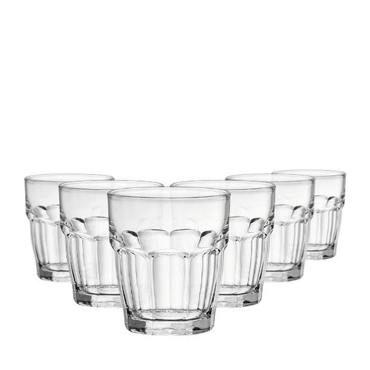 Bormioli Rocco Rocks Bar Juice Glasses - 215ml - Set of 6