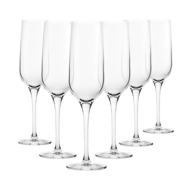 Refine Champagne Flutes - 200ml - Set of 6