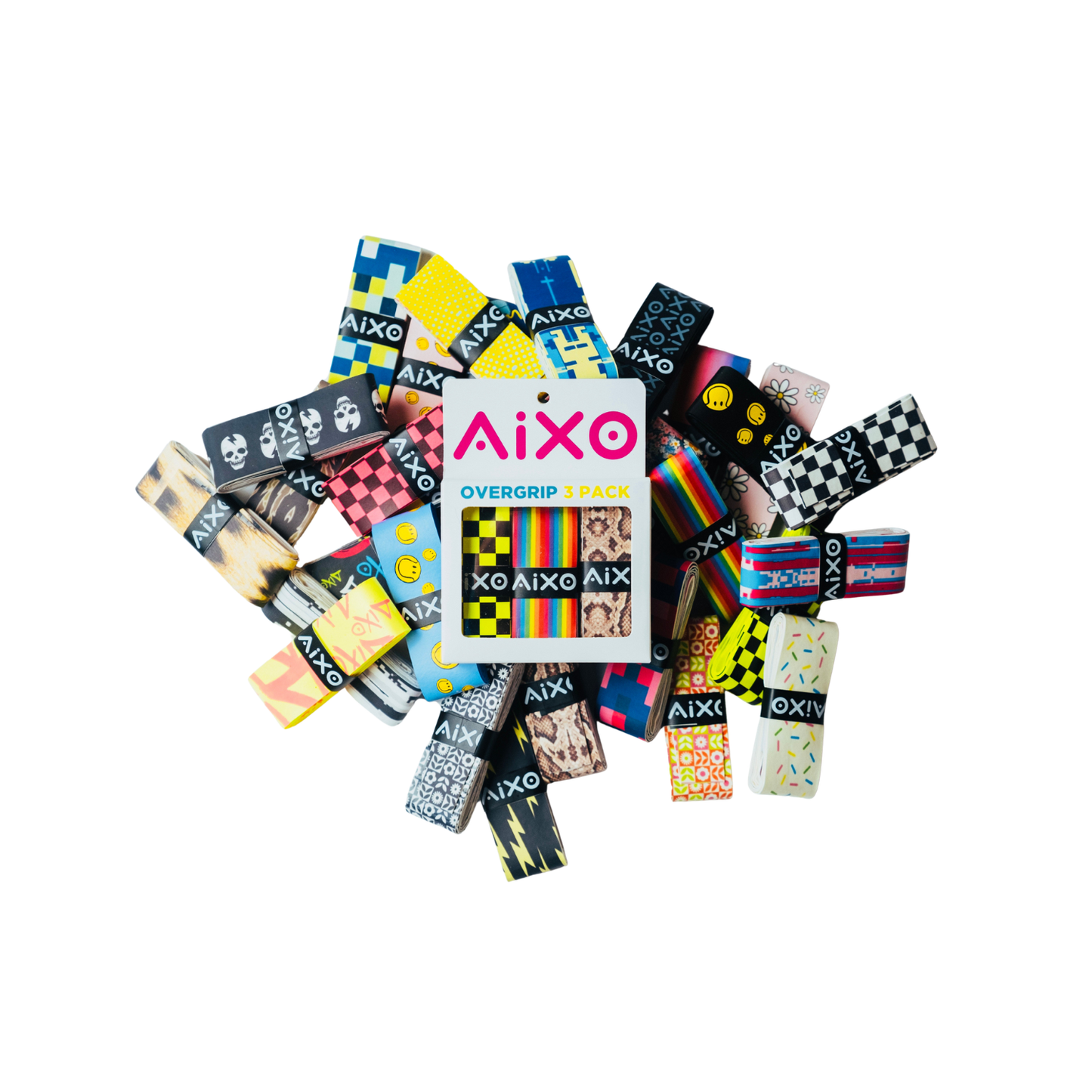 Aixo Checker Dry Overgrip Blackpink